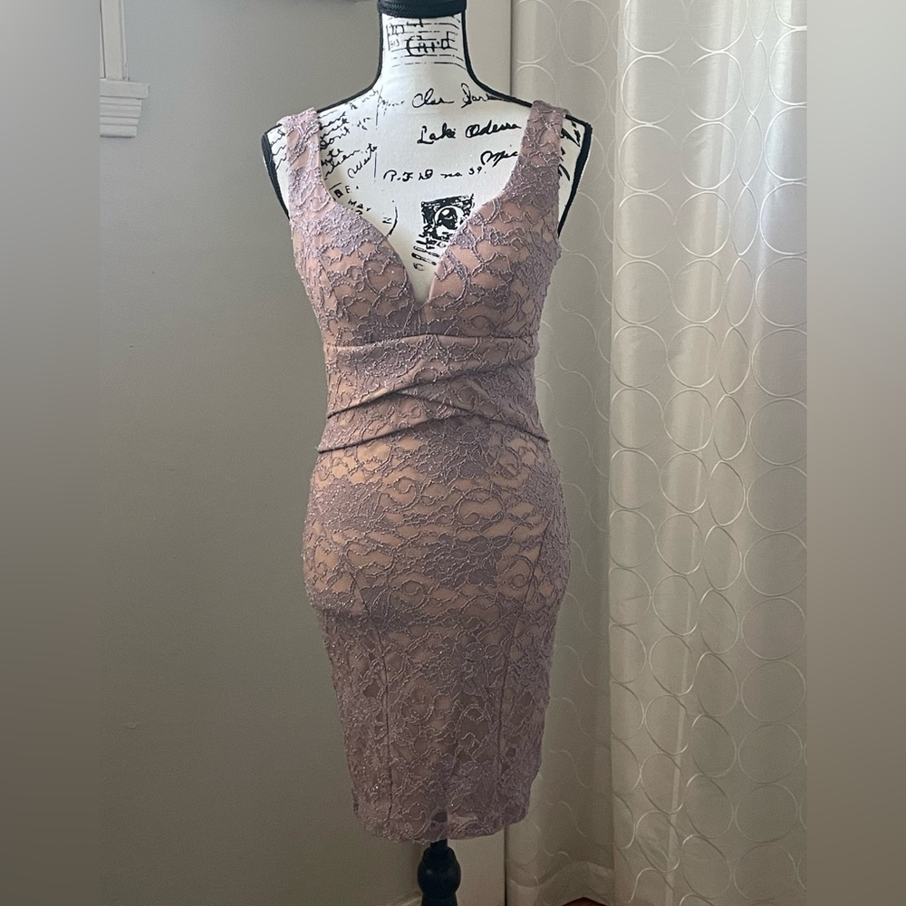 Lace cocktail dress